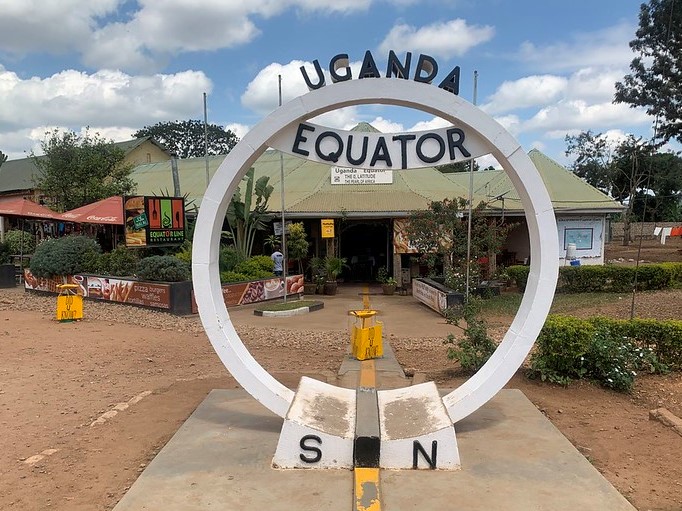 The equator in Uganda is a popular tourist attraction